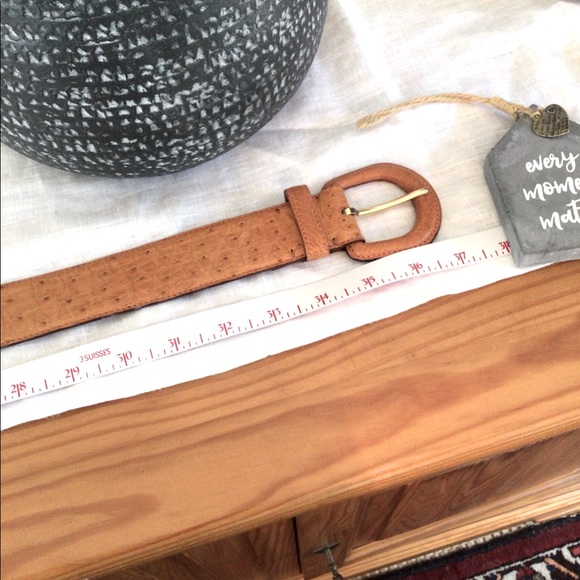 Ralph Lauren Genuine Ostrich Belt - Picture 3 of 13